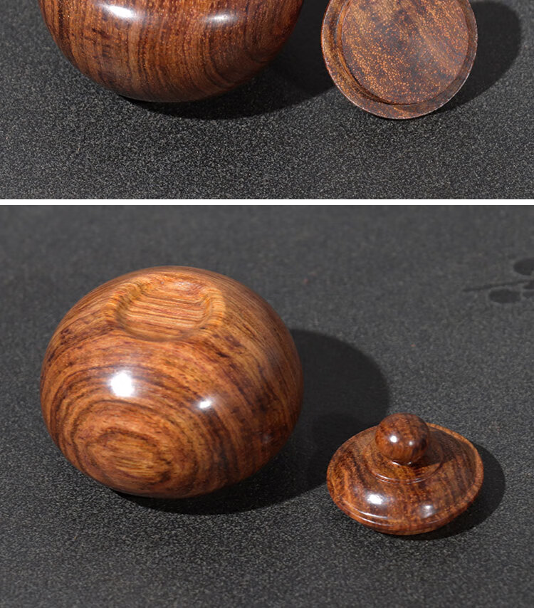 海南黄花梨手把件老豆妈海南把把壶文玩收藏手把件红木小摆件把玩木雕