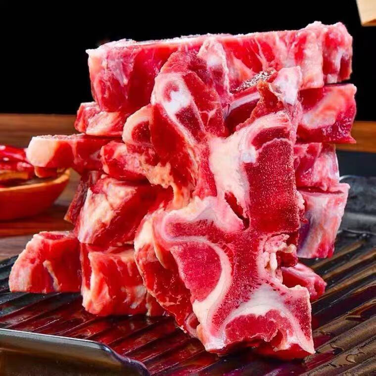 新鲜牛胸骨带肉牛肋排段牛脖骨卤炖炖汤火锅牛蝎子生鲜牛肉牛肋排段4