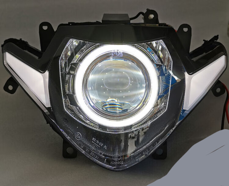 适用于铃木gsx250r改装大灯总成 gsx250双光透镜天使眼 恶魔眼配件