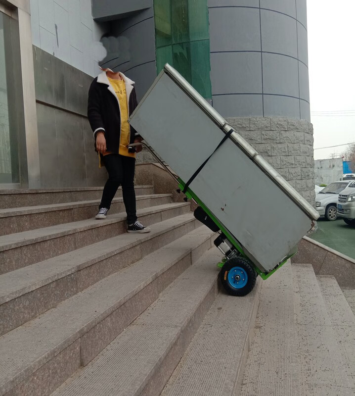 电动爬楼车 上楼神器 电动上楼搬运车电动爬楼机上楼爬楼车神器载物