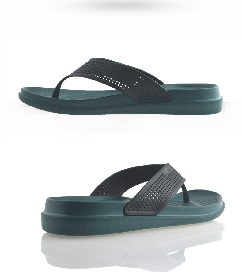 罗敷拖鞋luofu luofu罗敷夏季透气人字拖沙滩轻便男款夹脚鞋户外穿