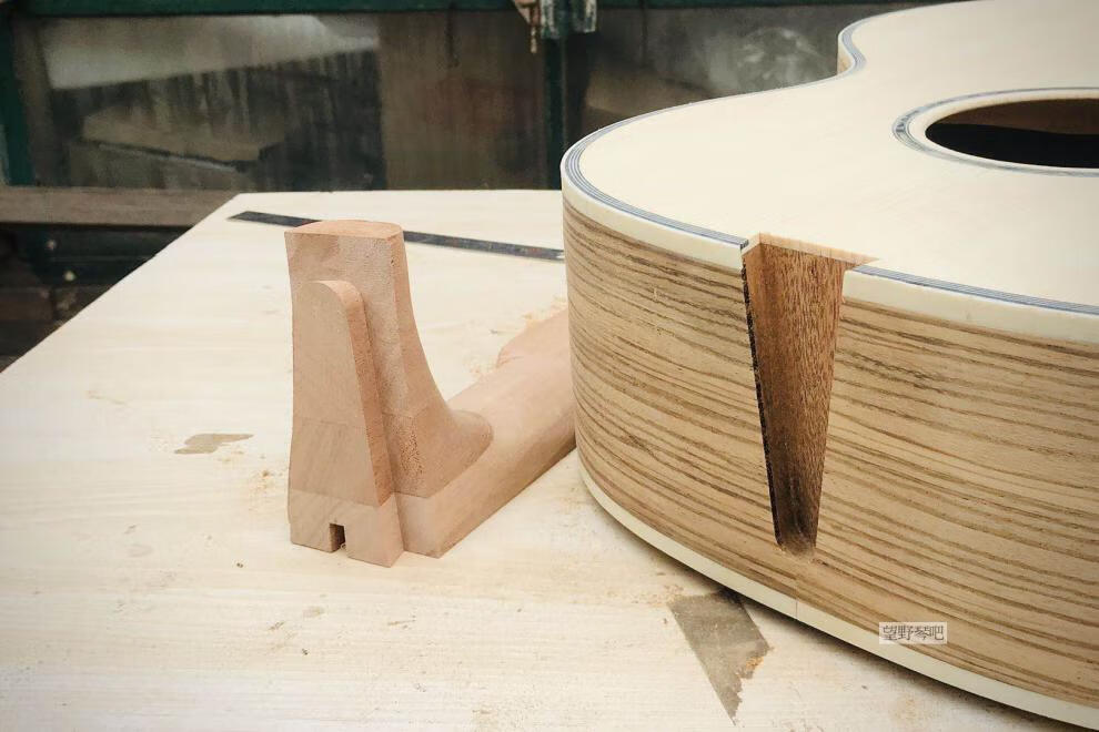 吉他制作工具开榫架模板燕尾尤克里里吉他琴颈连接燕尾榫亚克力模板一