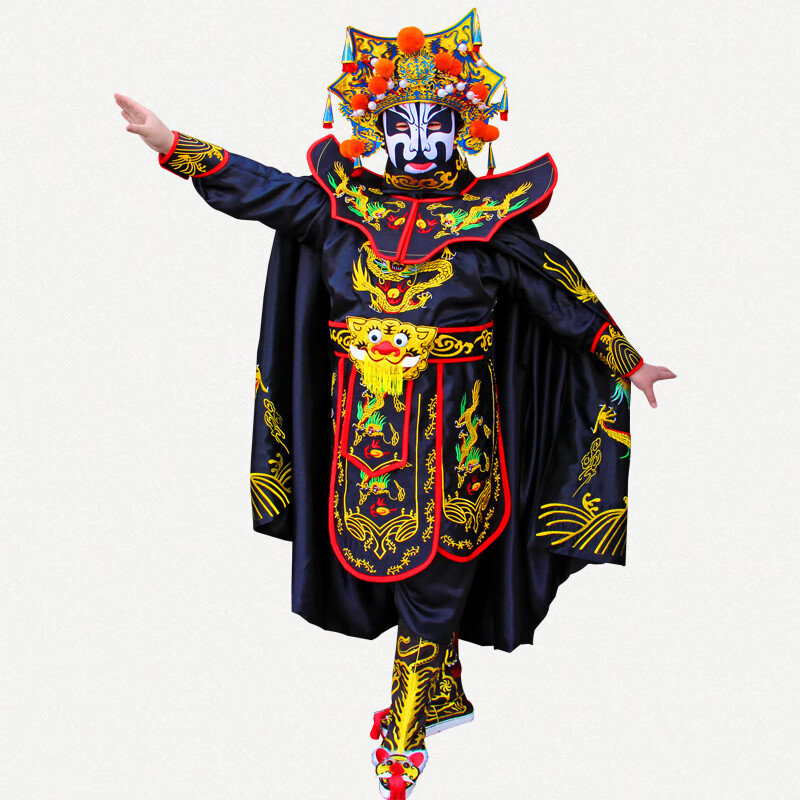 川剧变脸服装变脸服装全套四川变脸送教学变脸道具送12张脸谱sn8503