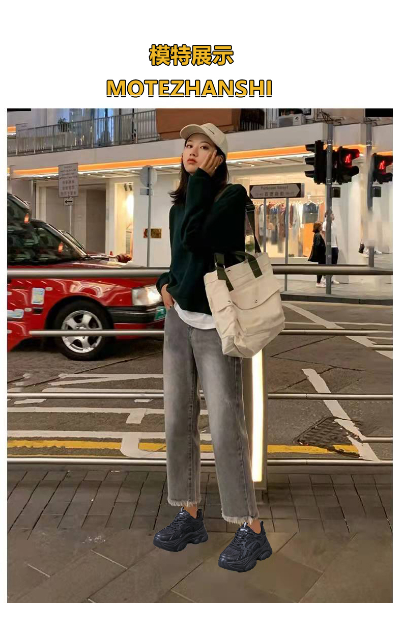 回力warrior老爹鞋女2022年春季新款增高厚底女鞋加绒鞋子小香风休闲