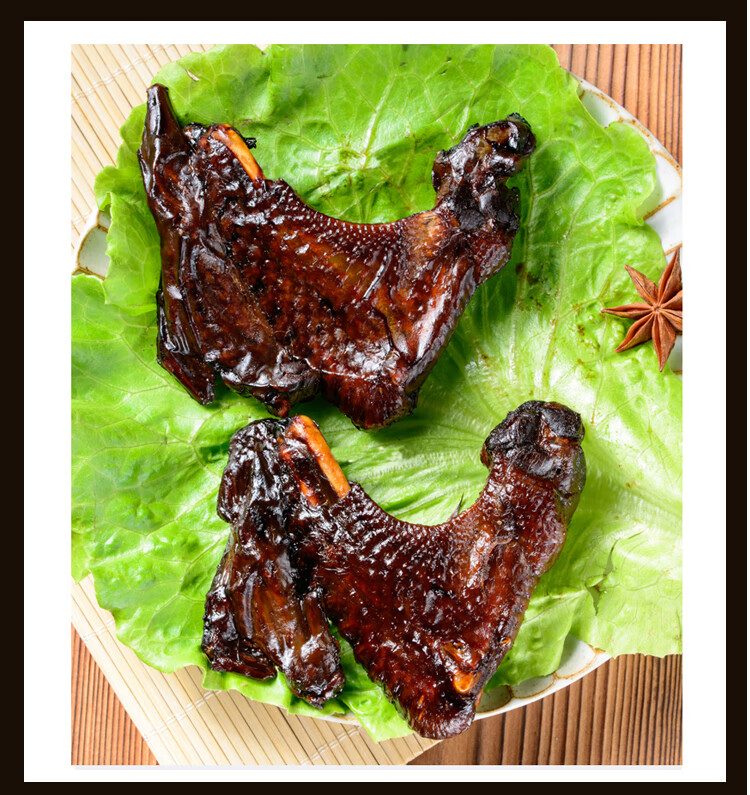 正宗乡巴佬鸡翅48g*10包温州特产乡巴佬卤味办公室小吃零食黑鸡翅