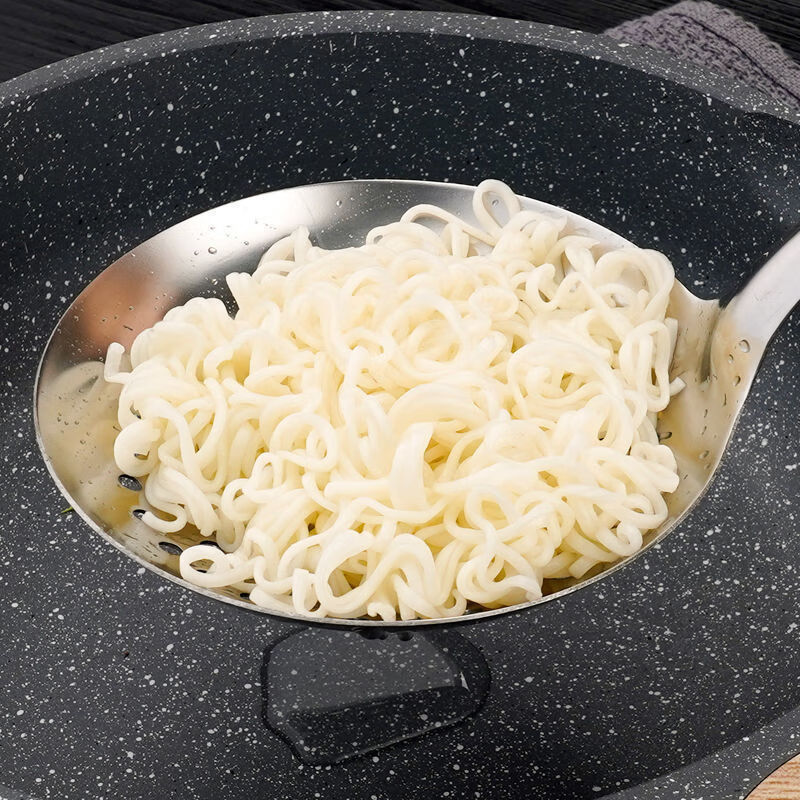 捞面漏网漏勺捞面条神器 不锈钢漏勺家用漏瓢捞勺小大漏勺捞面捞水饺