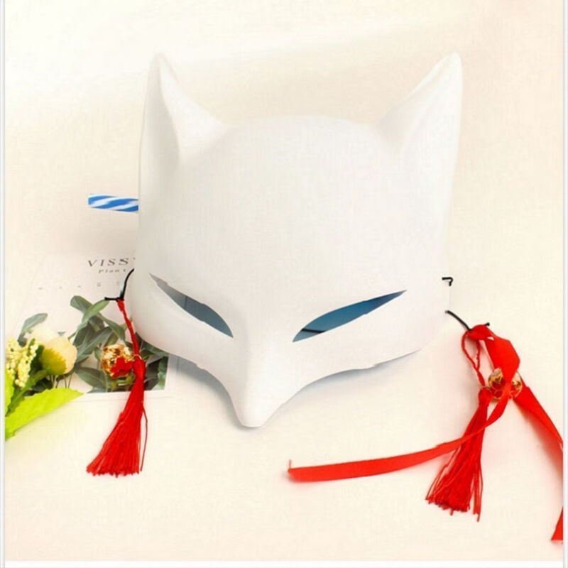 面具帅气 抖音网红狐狸面具led发光男女日系式和风拍照配饰动漫cos