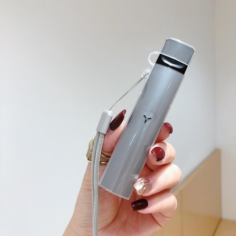 透明壳 电子器烟套防尘挂绳1代保护壳 烟嘴防尘帽 柚子透明壳-透粉