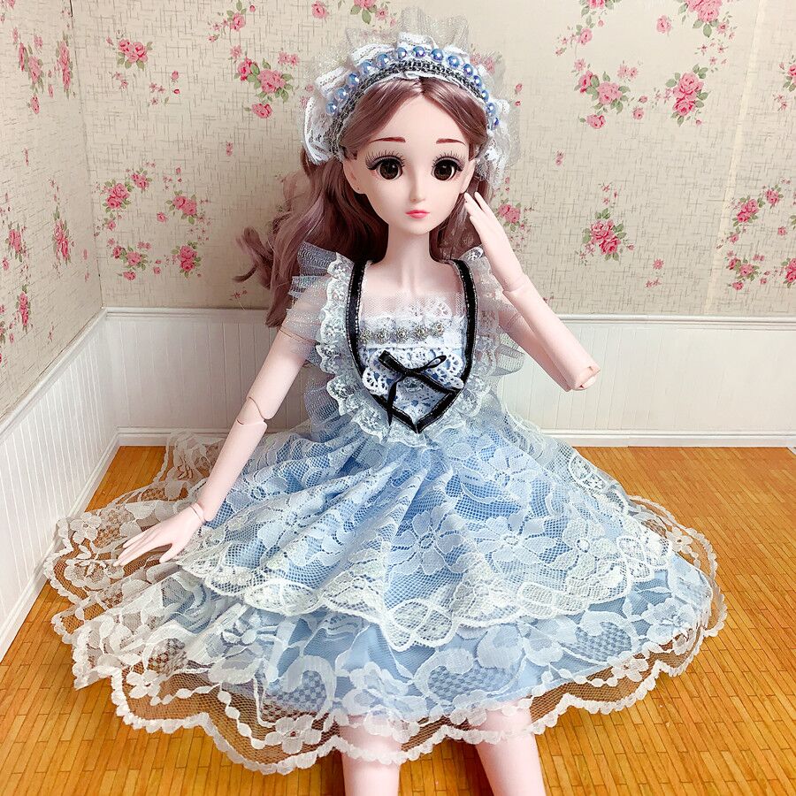 新品60厘米叶罗丽芭比怡熙bjd3分娃娃sd换装衣服服装裙子婚纱古装便宜