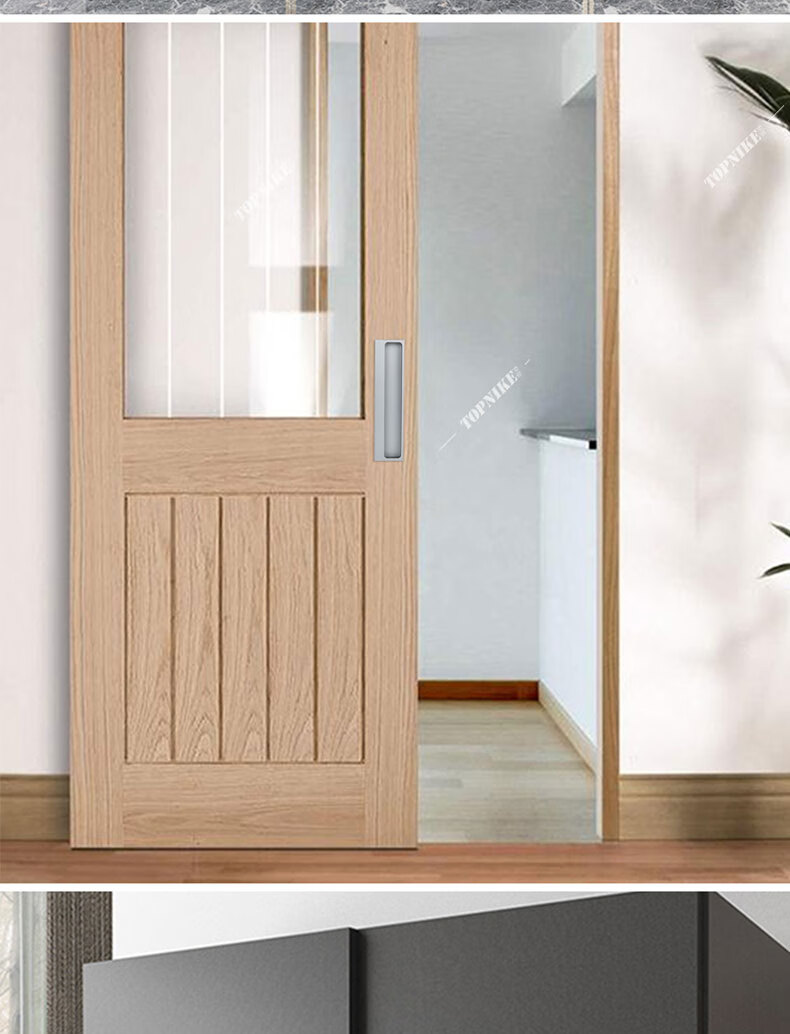 顶耐隐形暗拉手推拉门移门谷仓门把手衣柜门橱柜门嵌入式内嵌暗扣哑