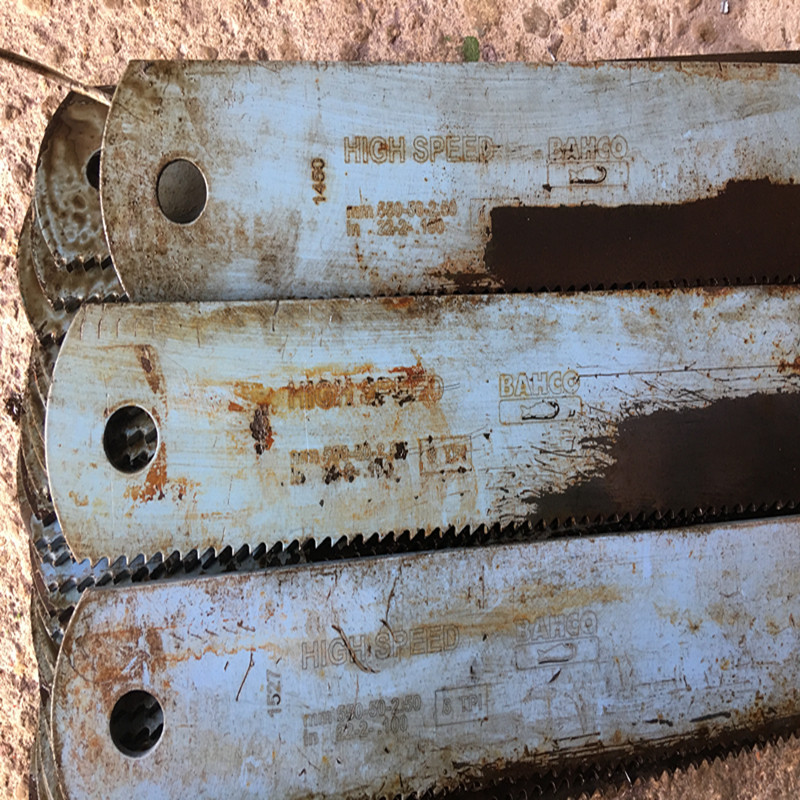 锋钢锯条hss高速钢机用锯条刀胚老货旧料w9w18超硬做刀旧锯条断2025