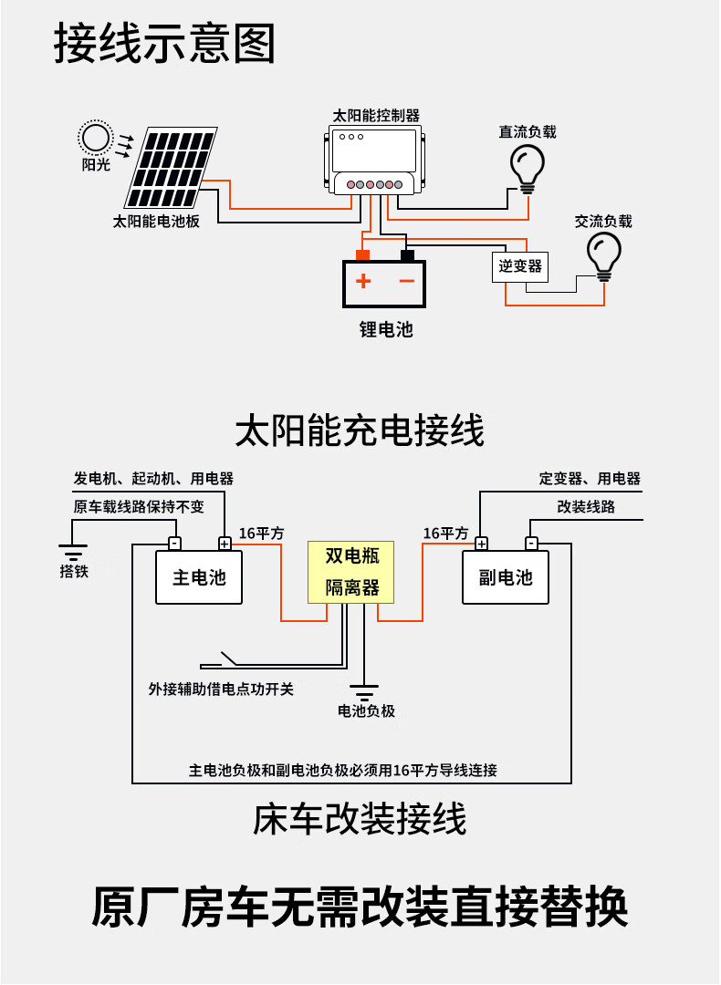 倍量12v太阳能房车电源1000ah大容量600动力磷酸铁锂电池组24电瓶12v