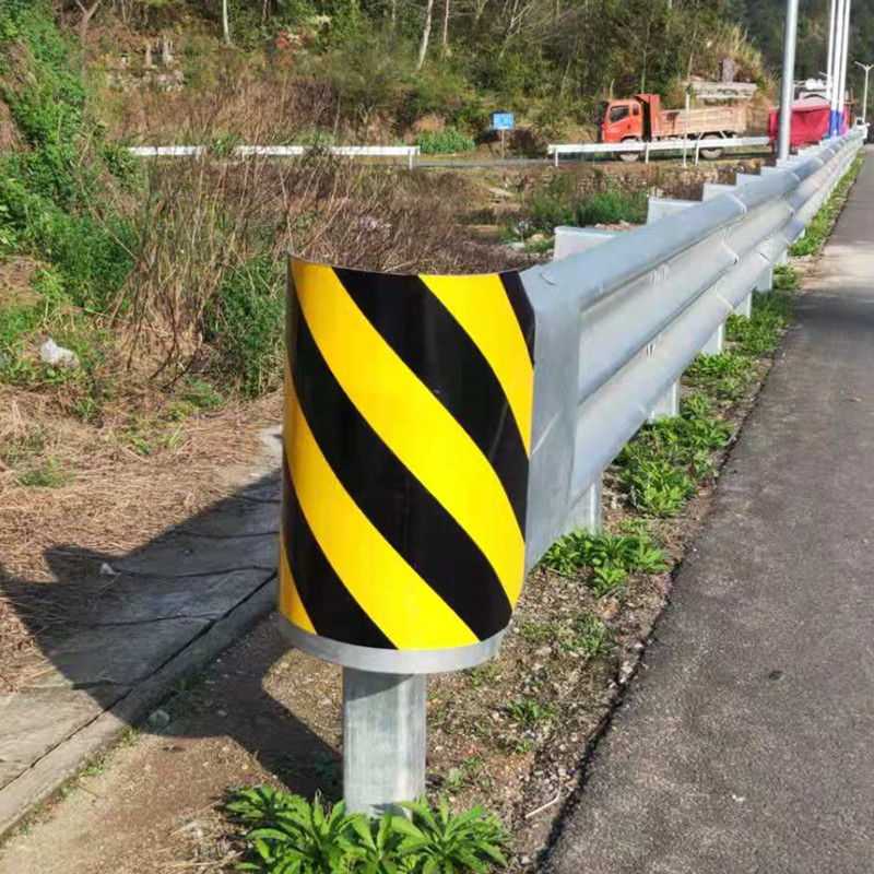 适用于高速公路波形护栏端头反光膜40弯头反光贴仿撞警示膜工程级反光