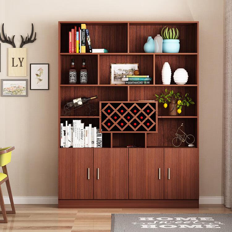 酒柜靠墙落地现代家用简约客厅餐厅餐边柜小红酒柜玄关隔断柜定制定制