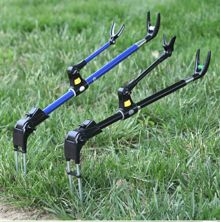 e鱼竿支架不锈钢炮台支架钓鱼地插台钓架杆竿架渔具用品鱼杆支撑架音