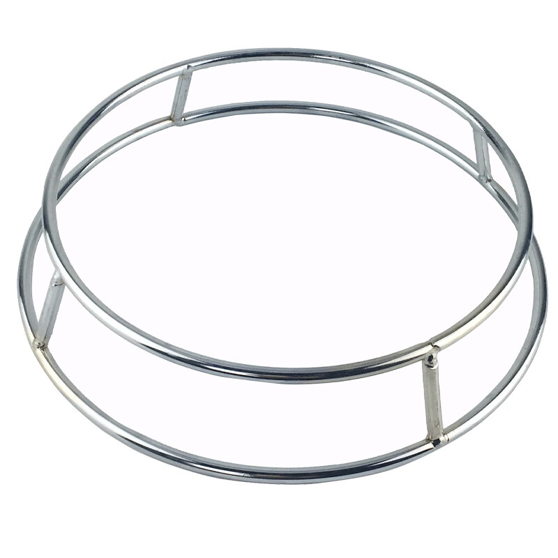 加厚不锈钢圆管锅架双层锅垫 放锅架 炒锅架 隔热防烫置物架加厚实心