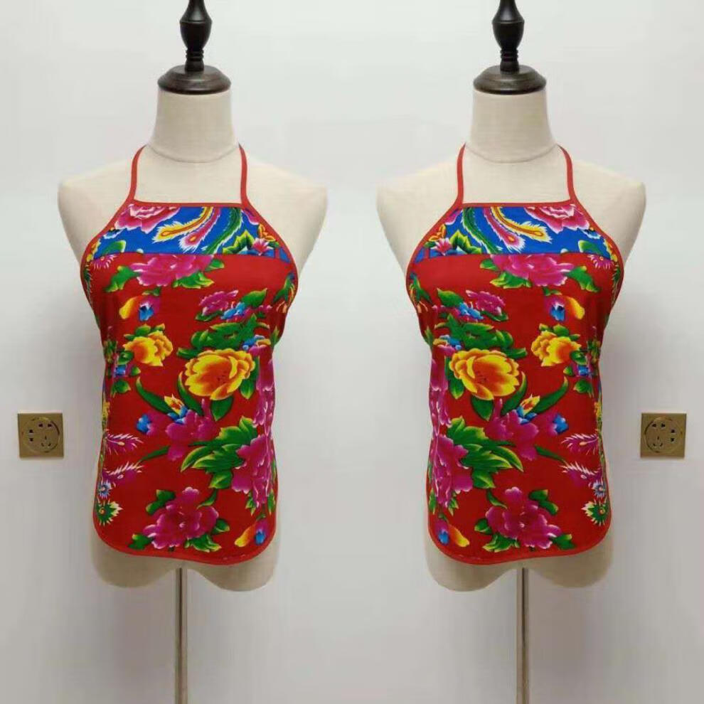 汇火花裤衩东北大花布沙滩裤个性搞笑温泉五分短潮民族风绿色短裤l