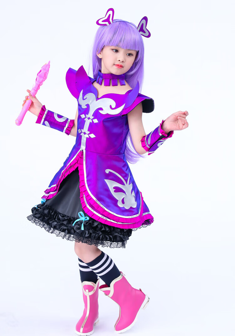 cos服 巴啦啦小魔仙服装美雪黑魔仙严莉莉衣服女童裙子万圣节cosplay