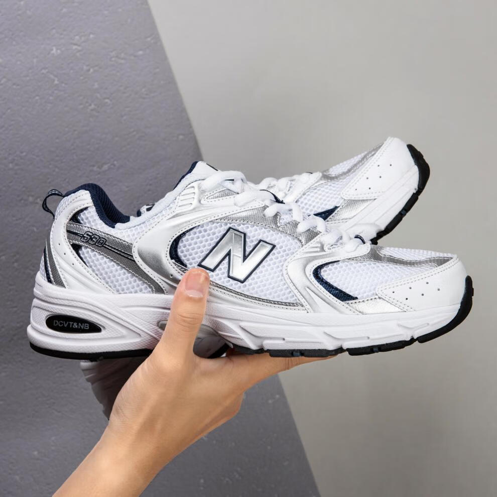 詹姆斯联名心创新·百伦女鞋老爹鞋男网面透气跑步鞋mr530薄荷绿情侣