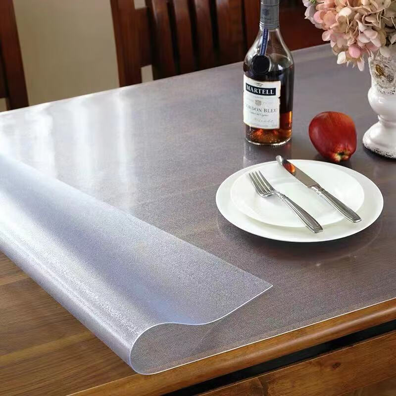 可定制透明pvc桌垫软玻璃桌布防水防烫防油餐桌长方形茶几无味透明