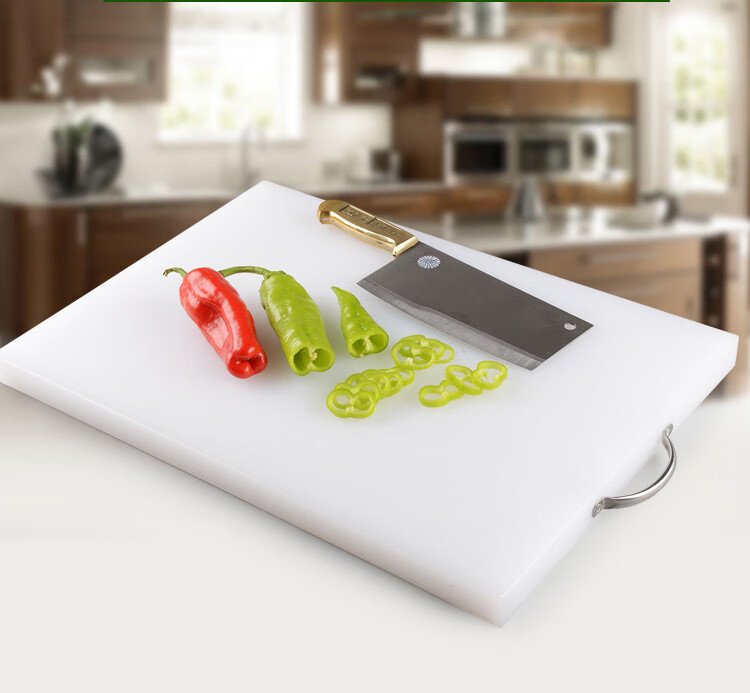 加厚pe塑料菜板环保耐用不发霉防滑粘板大号长方形切菜板砧板 60*40*4