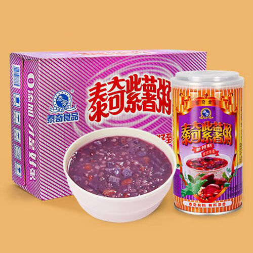 泰奇八宝粥 370g/罐 泰奇八宝粥玉米24罐整箱 紫薯海带马蹄红豆香沙