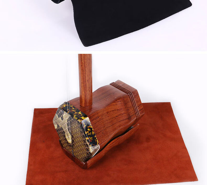 京胡 二胡 板胡 乐器配件二胡用 牛皮二胡防滑垫(棕色)【图片 价格