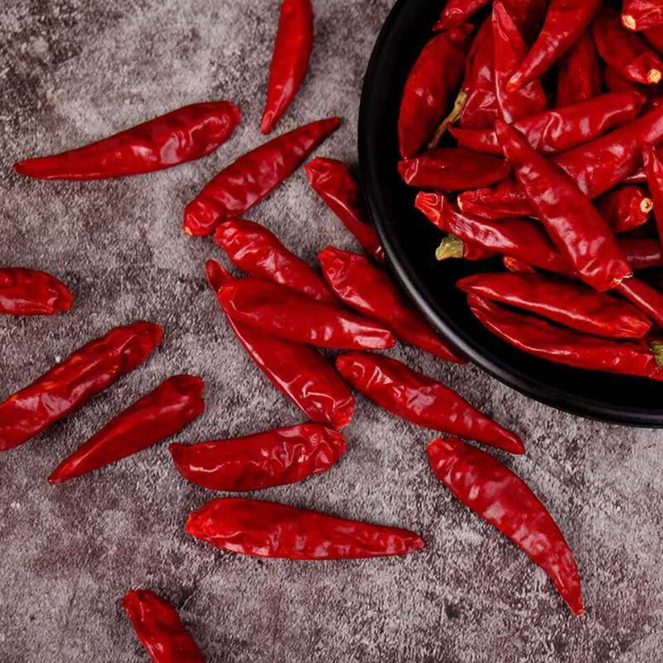 辣椒干干辣椒朝天椒干辣椒特辣贵州特辣辣椒段3斤整个干椒微辣