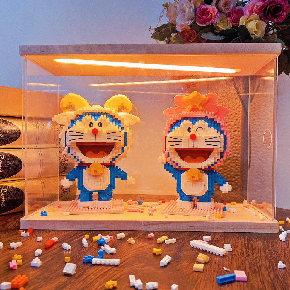 乐高lego旗舰哆啦a梦积木微颗粒装男女孩系列成年高难度情侣礼物520节