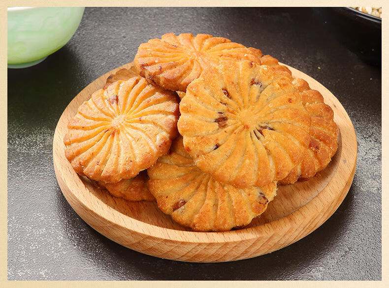 红豆薏米饼干早餐代餐燕麦粗粮饱腹感强的零食压缩饼干散装一整箱1斤