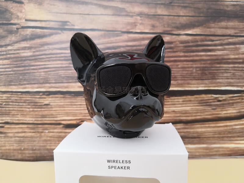 法国斗牛犬音响狗头蓝牙音箱logo定制低音炮情人节创意男朋友生日礼物
