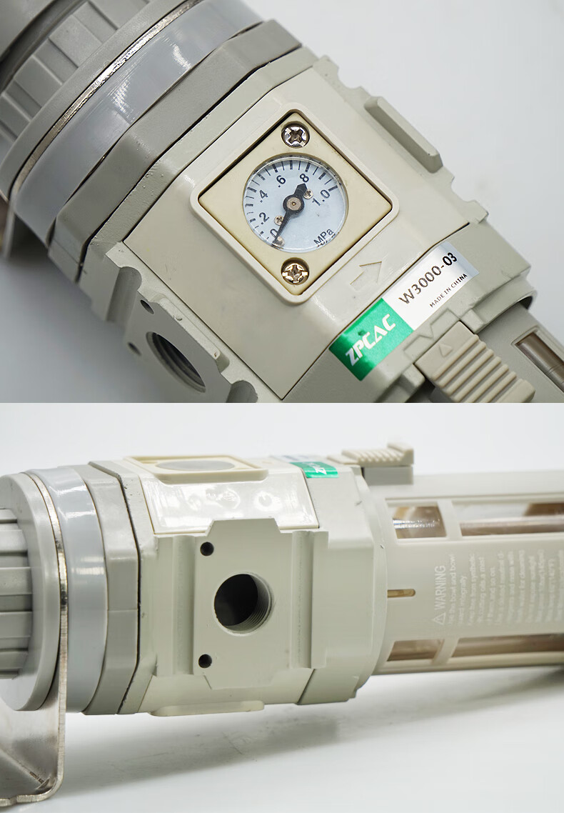 空压机压缩空气减压阀气压调压阀气动压力调节气泵过滤器自动排水 减