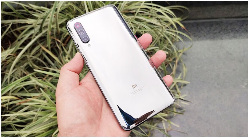 适用于小米9手机后盖替换玻璃背壳 亮银色防金属质感盖m1902f1a维修