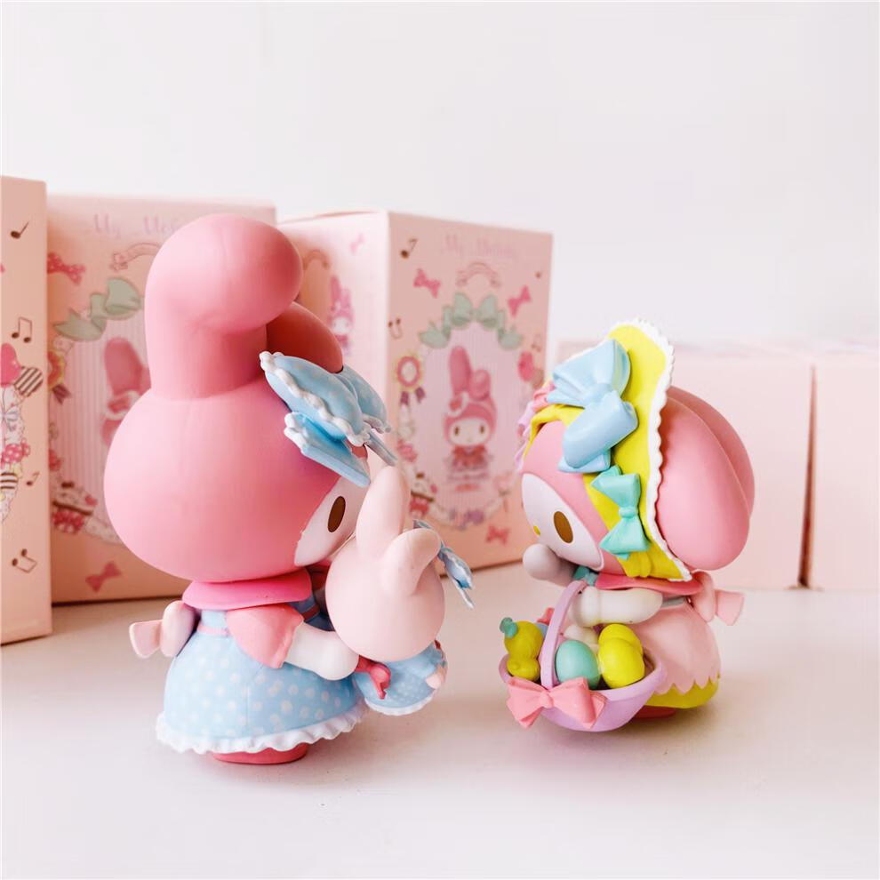 (现货速发)名创优品美乐蒂茶话会盲盒摆件三丽鸥少女隐藏 全新随机1个