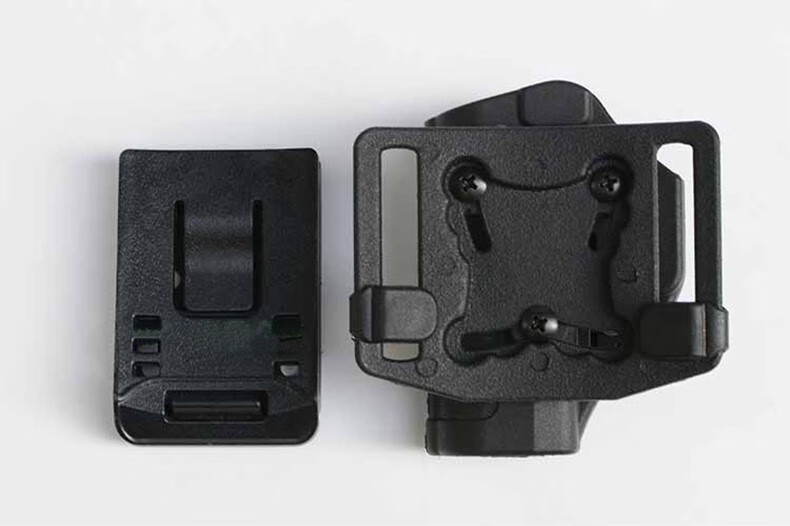 新款快拔套腰部式枪套弹夹套战术防抢快拔硬质塑料 64单排弹夹套 官方