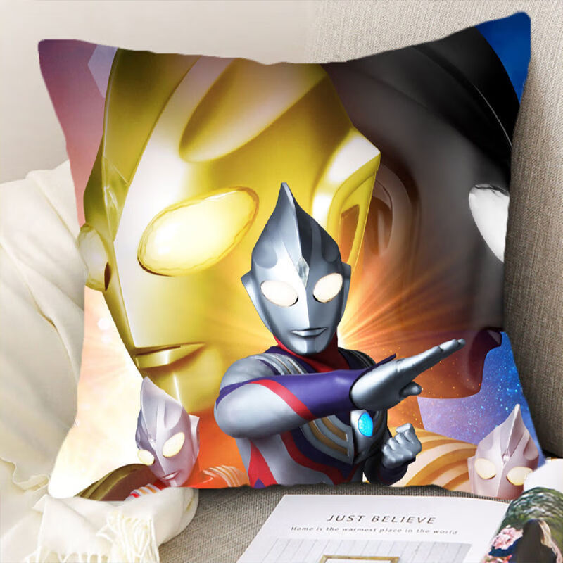 闪耀特利迦奥特曼抱枕盖亚麦克斯迪迦高斯梦比优斯奥特曼周边同款枕头