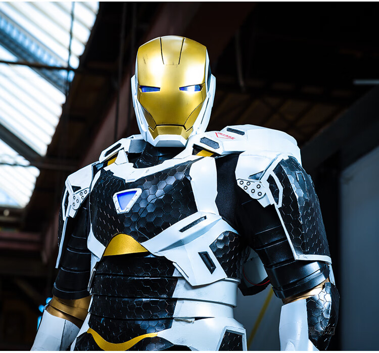 钢铁侠盔甲头盔可穿戴全身战争机器爱国者模型道具摆件cos 元旦新年