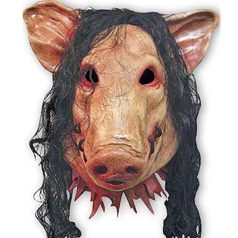 牛马头套绿鱼头怪鱼派对头套马头套面具动物头神烦dog狗头套恐怖节庆