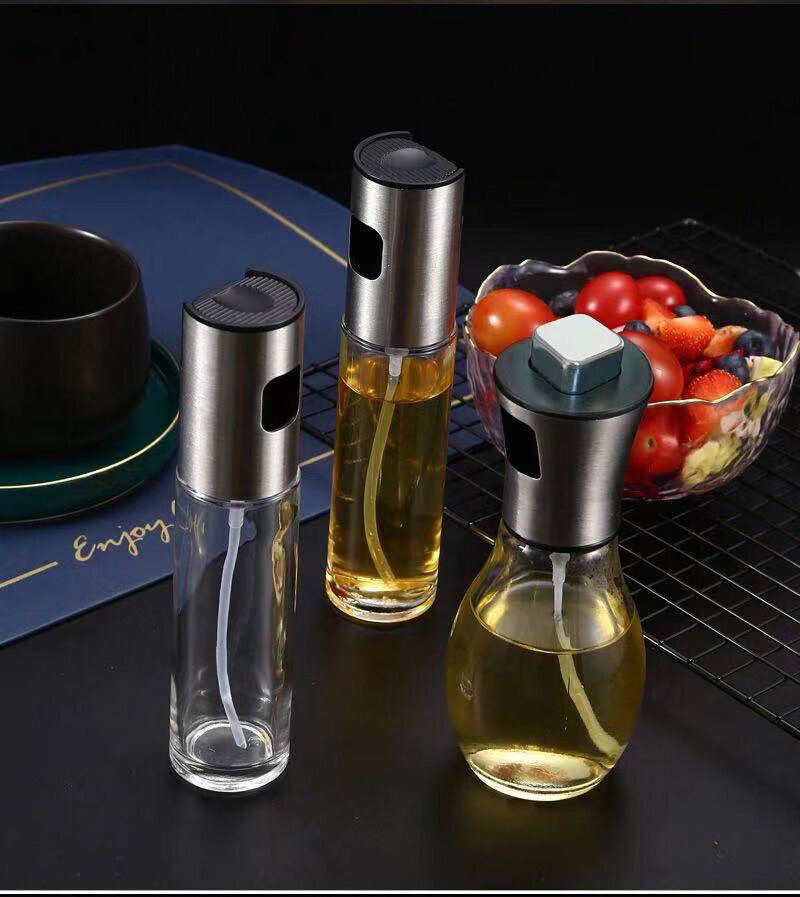 喷油瓶厨房家用空气炸锅油壶喷雾化喷油壶食用油橄榄油玻璃油喷壶