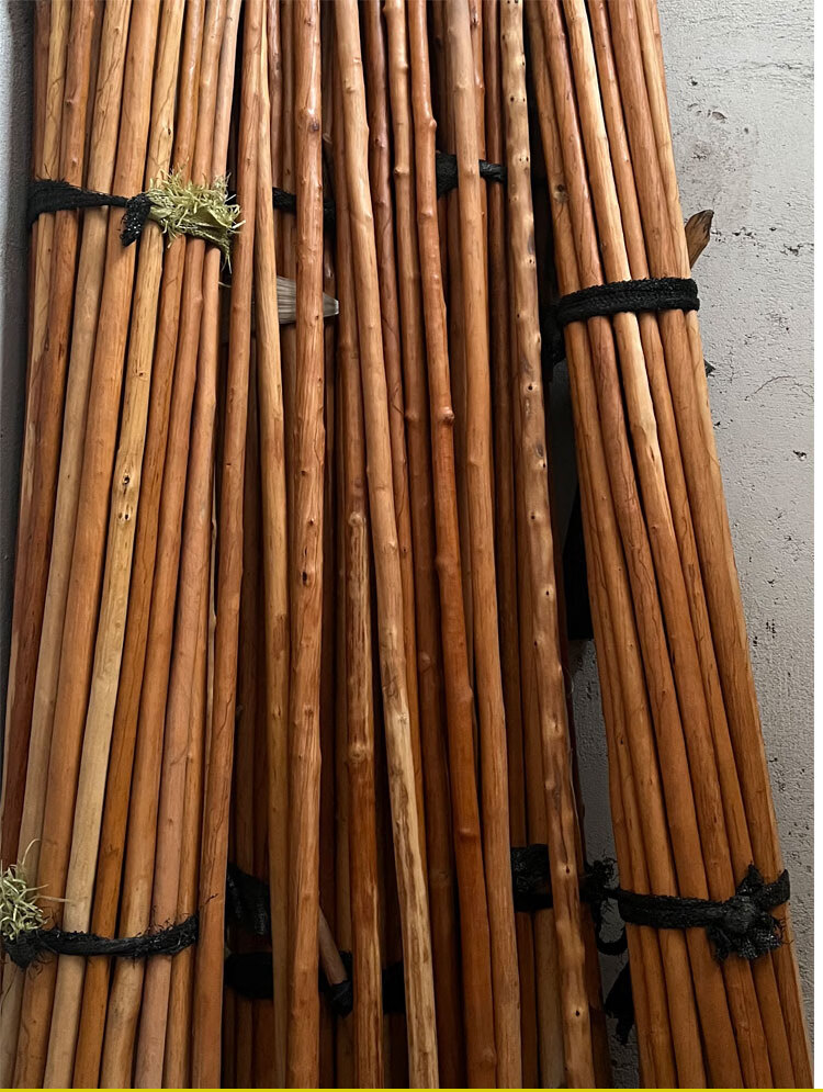 野生红栒子棍 产地甘肃五尺棍杆拧纹栒子牛筋棍防身棍 红栒子木长1