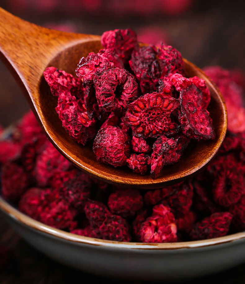 无糖原味树莓果干野生山梅干覆盆子山越莓干苏脆梵莓120克 原味树莓