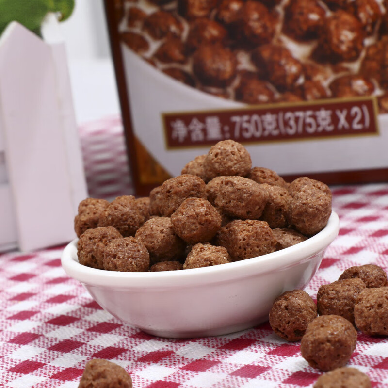 山姆意大利进口牛奶巧克力谷物球冲调谷物制品750g冲饮谷物麦片750g