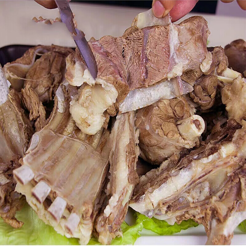 羊肉新鲜现杀内蒙古鄂尔多斯阿尔巴斯手把羊肉手抓羊肉6斤