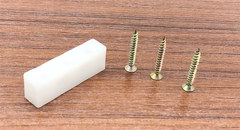 推拉门防撞块10个铝合金移门窗防撞锁块尼龙实心塑料块医院酒店推拉