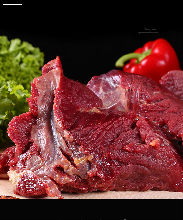 【顺丰速运】新鲜驴肉冷冻5斤腱子肉3斤肋条肉速冻 5斤不带皮腱子肉