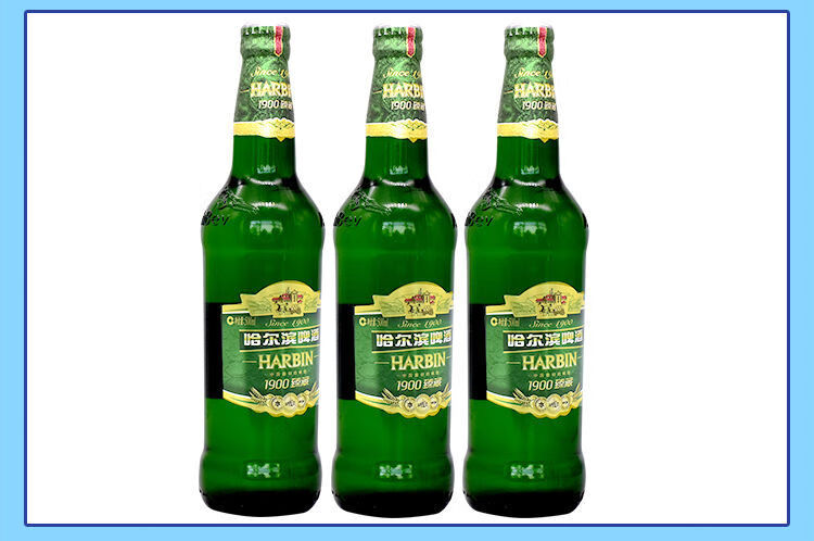 哈尔滨啤酒1900臻藏哈尔滨啤酒原产地500ml12瓶啤酒1900珍藏新日期12