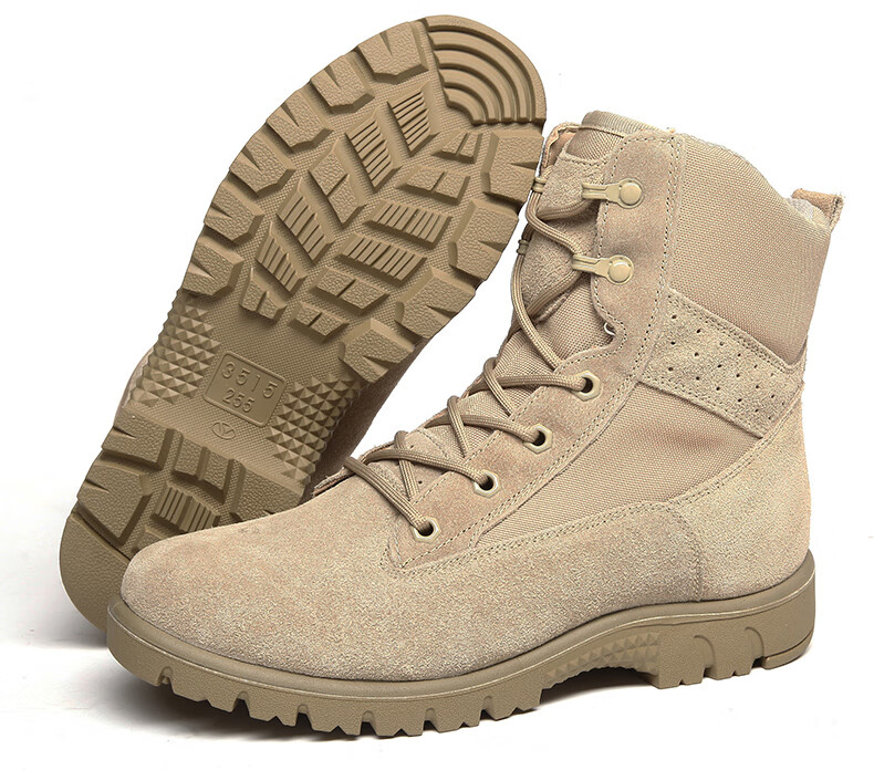 怒而飞3515强人际华羊毛军靴男冬季真皮防寒保暖透气马丁靴战术沙漠靴