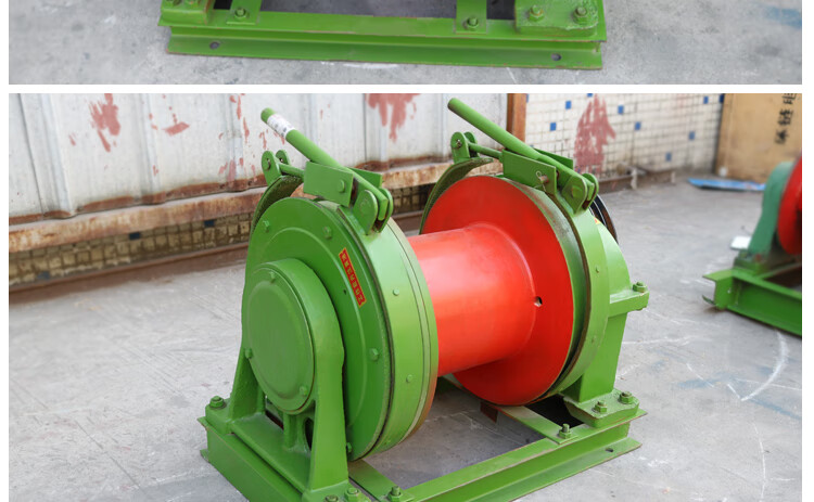 380v手刹式卷扬机1吨2吨电动卷扬机建筑卷扬机离合器溜放型卷扬机35吨