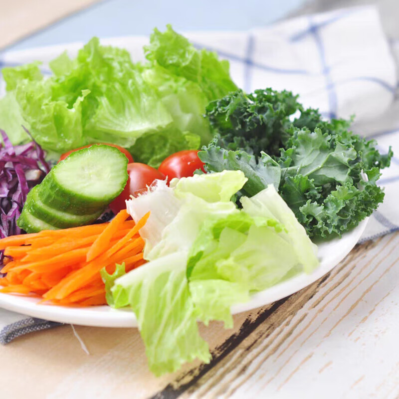 顺丰新鲜沙拉蔬菜组合混合沙拉菜健身健康轻食蔬菜新鲜当季蔬菜200g3