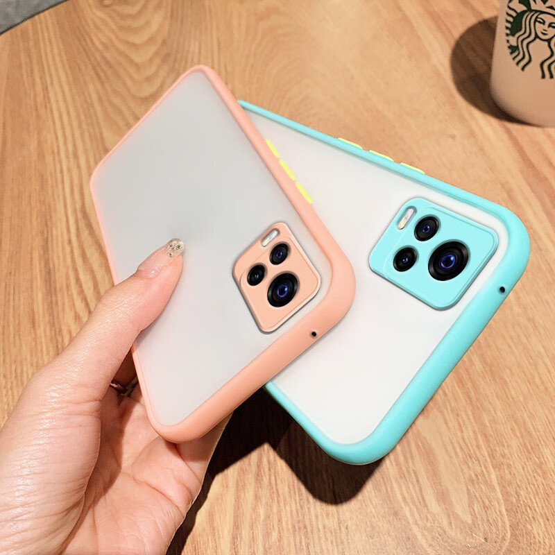 欧登柏格 s7 5g手机壳vivos7保护套v2020a全包边包镜头动漫肤感vivos7